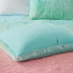 Mi Zone Twin/Twin XL Evie Ombre Shaggy Faux Fur Comforter Set Aqua: Twin Size Bedding For Teen Girls, Hypoallergenic 15 Mi Zone Twin/Twin XL Evie Ombre Shaggy Faux Fur Comforter Set Aqua: Twin Size Bedding For Teen Girls, Hypoallergenic -Bedding Discounts GUEST 01d413d8 cd14 49cd 85c5 a58e721d15f0
