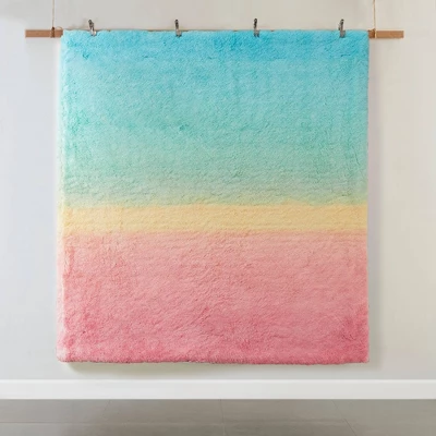 Mi Zone Twin/Twin XL Evie Ombre Shaggy Faux Fur Comforter Set Aqua: Twin Size Bedding For Teen Girls, Hypoallergenic 7 Mi Zone Twin/Twin XL Evie Ombre Shaggy Faux Fur Comforter Set Aqua: Twin Size Bedding For Teen Girls, Hypoallergenic - Image 7