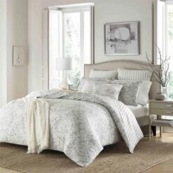 Camden Duvet Cover Set Gray - Stone Cottage