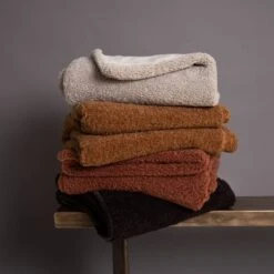 50"x60" Teddy Faux Shearling Lux Throw Blanket - Evergrace -Bedding Discounts GUEST 0683798c 6f8c 47d2 8527 02d00380c094