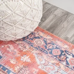 Maris Ornate Medallion Washable Area Rug - JONATHAN Y -Bedding Discounts GUEST 09337189 498b 442f a657 6cd18f4de38b