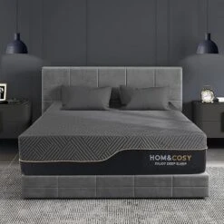 Dyonery 10/12-inch Memory Foam Mattress, Multiple Sizes, Cooling Green Tea/ice Silk-covered Gel Mattress, Luxury Medium-hard Back Pain Mattress, Black -Bedding Discounts GUEST 096e6020 85d1 4671 a726 f97e2cb8972f