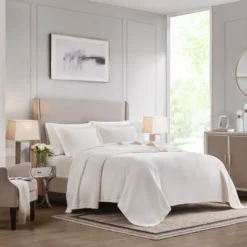 Gracie Mills Derick 3-Piece Cotton Matelasse Coverlet Set -Bedding Discounts GUEST 0ab62c21 0e82 47f5 ae90 b1b36e4ab71c