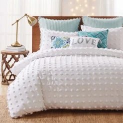 White Pom Pom Comforter Set - Levtex Home -Bedding Discounts GUEST 0d451bd7 3019 432c af87 1033f0bcde11