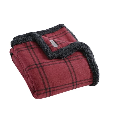 50"x60" Kettle Falls Plaid High Pile Fleece Reversible Throw Blanket - Eddie Bauer 6 50"x60" Kettle Falls Plaid High Pile Fleece Reversible Throw Blanket - Eddie Bauer - Image 6