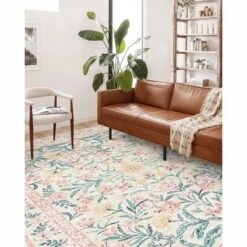 Itopfox Machine Washable Nursery Rug, Pink Floral Carpet Non Slip, Soft Boho Indoor Floor Rug For Girls Bedroom, Living Room, Dorm 12 Itopfox Machine Washable Nursery Rug, Pink Floral Carpet Non Slip, Soft Boho Indoor Floor Rug For Girls Bedroom, Living Room, Dorm -Bedding Discounts GUEST 0faa7853 0d62 4f86 b598 76e1634dff59