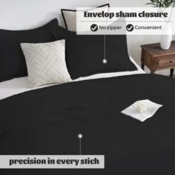 Peace Nest Ultra-Soft Quilted Coverlet Set Solid Color Bedspread, Lightweight Reversible Quilt And Shams Set