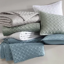 Riverbrook Home 3pc Queen Noble Tencel Coverlet Set Sage Green: Luxurious Woven Lyocell, Machine Washable -Bedding Discounts GUEST 107f42f2 463f 40c8 91bb 647dcd283e2d