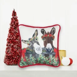 C&F Home 8" X 8" Christmas Donkey Petite Printed Throw Pillow 11 C&F Home 8" X 8" Christmas Donkey Petite Printed Throw Pillow -Bedding Discounts GUEST 117dc273 c068 4c3a bd4c c289d65a8a9d