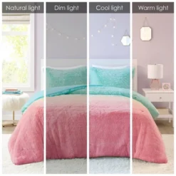 Mi Zone Twin/Twin XL Evie Ombre Shaggy Faux Fur Comforter Set Aqua: Twin Size Bedding For Teen Girls, Hypoallergenic 18 Mi Zone Twin/Twin XL Evie Ombre Shaggy Faux Fur Comforter Set Aqua: Twin Size Bedding For Teen Girls, Hypoallergenic -Bedding Discounts GUEST 12d742c5 eb4f 44c4 835e 8603f1f2aad3