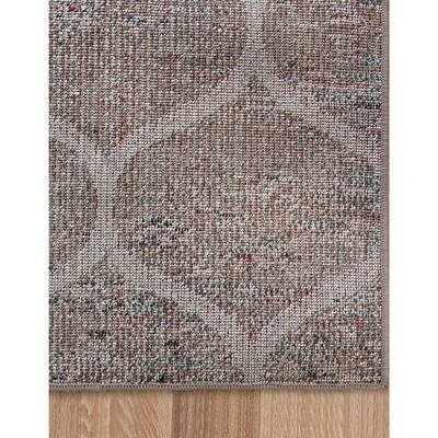 Unique Loom Trellis Frieze Rounded Area Rug 3 Unique Loom Trellis Frieze Rounded Area Rug - Image 3