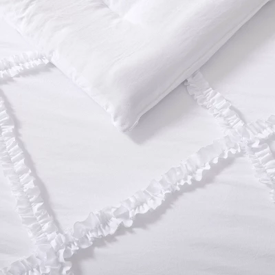 Laura Ashley Norah Comforter Bedding Set White 7 Laura Ashley Norah Comforter Bedding Set White - Image 7