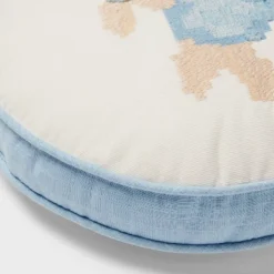 Flower Round Decorative Throw Pillow Light Blue - Room Essentials™ 5 Flower Round Decorative Throw Pillow Light Blue - Room Essentials™ -Bedding Discounts GUEST 15693f03 8d83 446c a72f b4e663115820