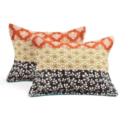 Twin Bohemian Stripe Quilted Daybed Cover Set Turquoise/Orange - Lush Décor 8 Twin Bohemian Stripe Quilted Daybed Cover Set Turquoise/Orange - Lush Décor -Bedding Discounts GUEST 16c7686c 7ec9 4192 b3f9 2e6aa46fd8f2