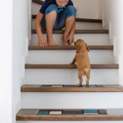 World Rug Gallery Contemporary Modern Boxes Non-Slip Stair Treads -Bedding Discounts GUEST 17eb67d1 4555 4e15 8392 48f34d393383