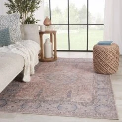 Kadin Medallion Area Rug Pink/Blue - Jaipur Living -Bedding Discounts GUEST 1be0eb18 3c02 4ac3 a782 616087966ee8