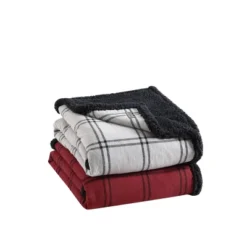 50"x60" Kettle Falls Plaid High Pile Fleece Reversible Throw Blanket - Eddie Bauer 8 50"x60" Kettle Falls Plaid High Pile Fleece Reversible Throw Blanket - Eddie Bauer -Bedding Discounts GUEST 1d5ee73e eb34 42c1 8fb6 19805e280b7f