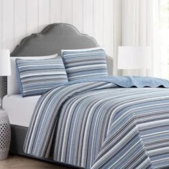 Market & Place Elise Striped Reversible Quilt Set 11 Market & Place Elise Striped Reversible Quilt Set -Bedding Discounts GUEST 1df4e416 d69f 444e abe0 114203109e7a