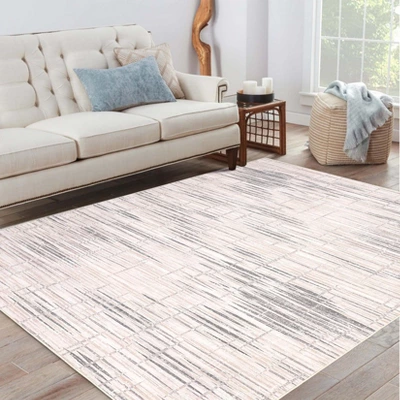 8x10 Rugs Non-Slip ¨C Modern Boho Abstract Area Rug Stain-Resistant Low Pile Carpet | Machine Washable Ivory Accent Rug With TPR Backing 1 8x10 Rugs Non-Slip ¨C Modern Boho Abstract Area Rug Stain-Resistant Low Pile Carpet | Machine Washable Ivory Accent Rug With TPR Backing