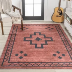 Korsa Geometric Medallion Machine-Washable Area Rug - JONATHAN Y 13 Korsa Geometric Medallion Machine-Washable Area Rug - JONATHAN Y -Bedding Discounts GUEST 1ea86f74 f6e2 4e05 ad39 f4a557a29325