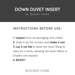Extra Warm Luxury White Duck Down Duvet Comforter Insert | BOKSER HOME 12 Extra Warm Luxury White Duck Down Duvet Comforter Insert | BOKSER HOME -Bedding Discounts GUEST 1f5119f9 c036 4378 88cc f0b372542e9c 1