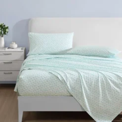 Laura Ashley Margate Shells Bright Blue Twin Sheet Set -Bedding Discounts GUEST 224eff7d 8334 471c b863 8aaf5718904e