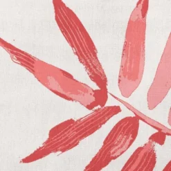 16"x16" Frond Square Throw Pillow Pink - E By Design