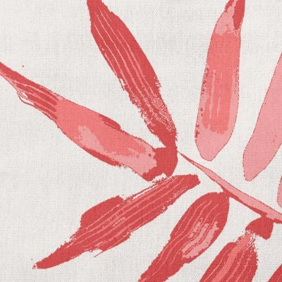 16"x16" Frond Square Throw Pillow Pink - E By Design 1 16"x16" Frond Square Throw Pillow Pink - E By Design