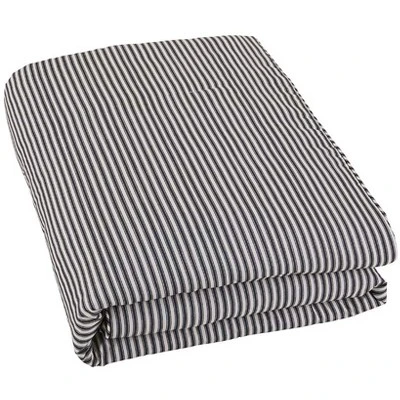The Lakeside Collection Ticking Stripe Skirted Bedspread Ensemble - Full Bedspread 3 The Lakeside Collection Ticking Stripe Skirted Bedspread Ensemble - Full Bedspread - Image 3