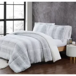 Snow Leopard Comforter Set - Christian Siriano