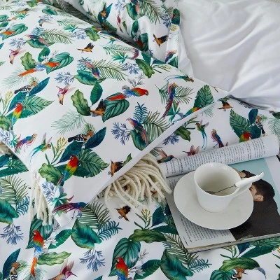 BAGOKIE Duvet Cover Twin XL Size 100% Cotton Bedding Set 3pcs 4 BAGOKIE Duvet Cover Twin XL Size 100% Cotton Bedding Set 3pcs - Image 4