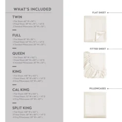 NicBex Satin Luxury Bedding Set With 1 Flat Sheet,2 Fitted Sheet,7 PCS Split King Sheet Set,4 Pillowcases,Bed Sheets For Bedroom -Bedding Discounts GUEST 24dfaa0c a336 4160 b16a 4edc2dfe2e4e