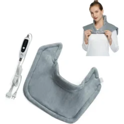Weighted Heating Pad For Neck And Shoulders, 2.2lb Large Electric Heat Pad, Fast Heating, UL Certified, Pain Relief & Pressure Therapy -Bedding Discounts GUEST 25186257 8733 4f17 a93a 78ecc5bba661