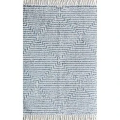 Rugs America Bennett BT20B Modern Stripe/Diamond Area Rug