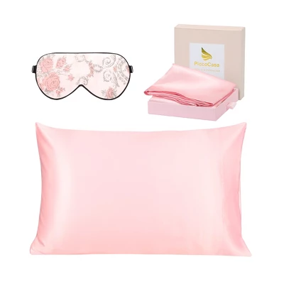 1 Pc Standard Silk For Hair And Skin Pillowcase Rose - PiccoCasa 5 1 Pc Standard Silk For Hair And Skin Pillowcase Rose - PiccoCasa - Image 5