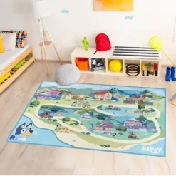 4'x5'9" Bluey Woven Area Rug 9 4'x5'9" Bluey Woven Area Rug -Bedding Discounts GUEST 2979a871 d018 46c5 a7d4 a6a6aab11cef