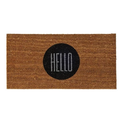 Coir Door Mat "Hello" - Storied Home 1 Coir Door Mat "Hello" - Storied Home
