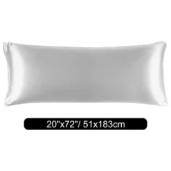 PiccoCasa Satin Zipper Closure Silky Satin Body Pillowcases 1 PC -Bedding Discounts GUEST 29fa01e7 ddd8 4643 b227 a53635e66389