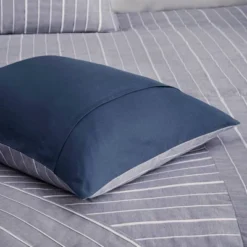 Bryce Full/Queen 5pc Cotton Rich Chambray Duvet Cover Set Indigo -Bedding Discounts GUEST 2bed0cf6 effc 425e 9436 384527cba244
