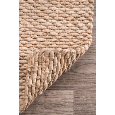 NuLOOM Hand Woven Hailey Jute Rug 4 NuLOOM Hand Woven Hailey Jute Rug - Image 4