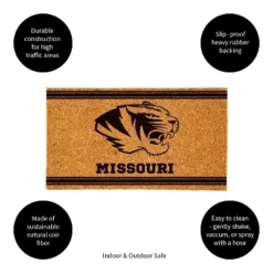 Evergreen University Of Missouri Logo Turf Mat, Brown- 28 X 16 Inches Indoor Outdoor Doormat -Bedding Discounts GUEST 31a79350 f3c4 4de2 91ab 4948ff28c947