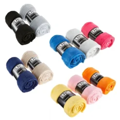 Fleece Throw Blanket-Set Of 2-Navy Blue & Sand Plush 60"x50" Blankets- Soft & Cozy For Travel, Outdoor Events &Lounging On The Sofa By Hastings Home 7 Fleece Throw Blanket-Set Of 2-Navy Blue & Sand Plush 60"x50" Blankets- Soft & Cozy For Travel, Outdoor Events &Lounging On The Sofa By Hastings Home -Bedding Discounts GUEST 3286eada ddf0 4549 88c5 31fa55da6bea