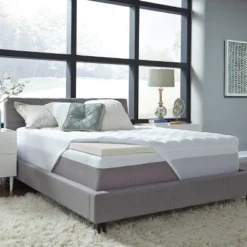 3.5" Memory Foam/Fiber Mattress Topper - Beautyrest