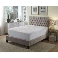 LoftWorks Queen Microplush Mattress Pad: Hypoallergenic, Woven Polyester, Machine Washable, Fits 12" Depth 7 LoftWorks Queen Microplush Mattress Pad: Hypoallergenic, Woven Polyester, Machine Washable, Fits 12" Depth -Bedding Discounts GUEST 332cb9c5 4d52 4087 9577 5bd8ee3cf4cc