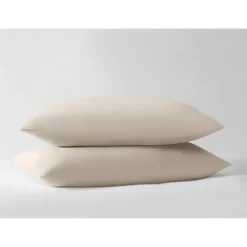 Truly Soft Standard Green Solid Pillowcase Pair Beige -Bedding Discounts GUEST 34799709 33b3 49d1 9670 09ef083b191d