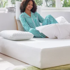 Dyonery RV Mattress 8/10 Inch Memory Foam Mattress With Tencel Cover, Premier Cooling Green Tea/Gel Medium Firm Bed Mattress In Box,White -Bedding Discounts GUEST 389a9d99 0f2c 4029 aa89 2e60fba90723