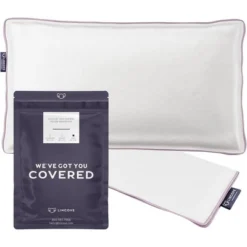 Lincove Cotton Sateen Pillow Protector - Zippered Cover For Pillows - 500 Thread Count Luxury - Dust Protection, Easy-Care -Bedding Discounts GUEST 38e103ee e6bf 4d69 b731 128220d4964d