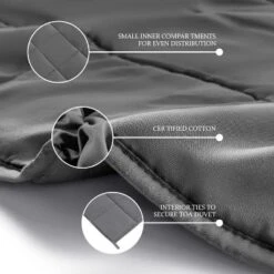 Inhand Weighted Blanket (48"x72") - Cooling Heavy Blanket With Glass Beads - All-Season Breathable Soft Comfort Microfiber Blanket -Bedding Discounts GUEST 3975318a a397 480b 85c8 f684d13aa67d 1