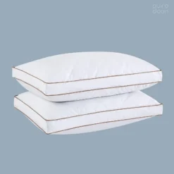 Peace Nest Natural Goose Feather And Down Sleeping 100% Cotton Pillow Cover Downproof Gusseted 2 Count -Bedding Discounts GUEST 3a0d52c3 43d1 49bf b679 3e0781c2473a