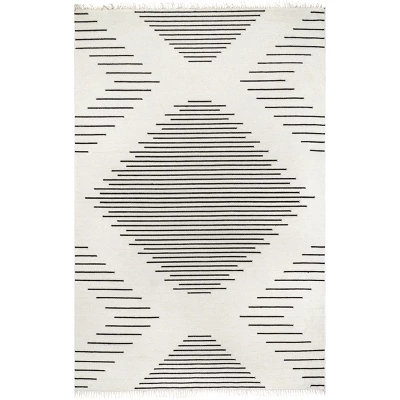 NuLOOM Delora Bohemian Wool Blend Tasseled Area Rug 12 NuLOOM Delora Bohemian Wool Blend Tasseled Area Rug - Image 12